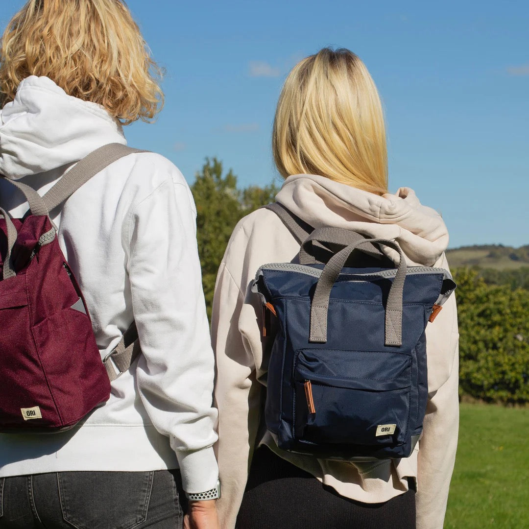 Roka Canfield B Backpack-Recycled Nylon - SMALL - Midnight Blue (Navy)