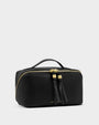 Katie Loxton MEDIUM Soho Make Up Bag/Wash Bag Tassel Train Case - Black