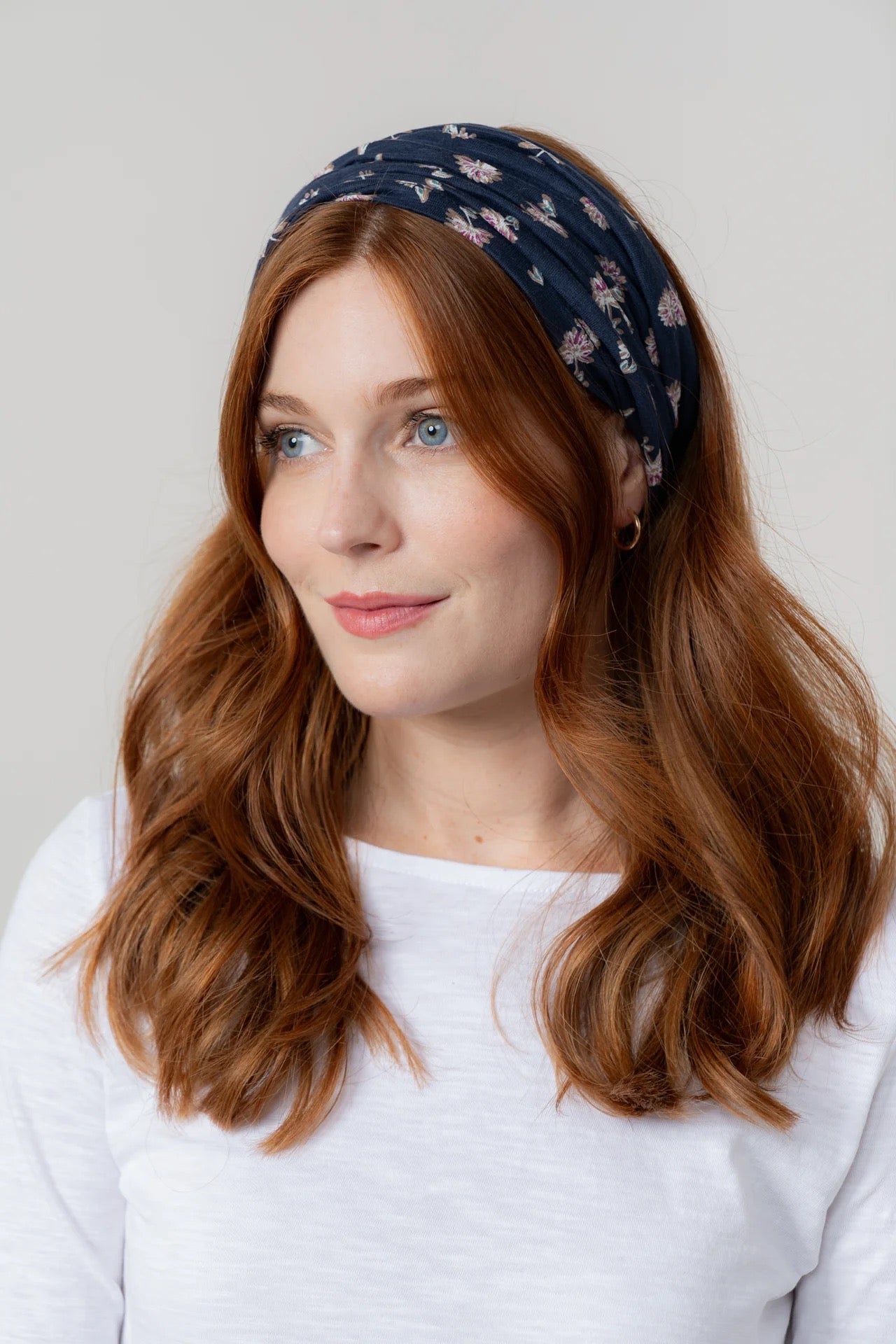 Lily &amp; Me - Verbena Floral Multiband - Navy Blue