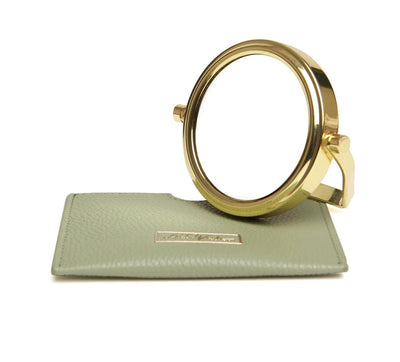 Alice Wheeler Sage Handbag 7x Magnifying Mirror & Pouch