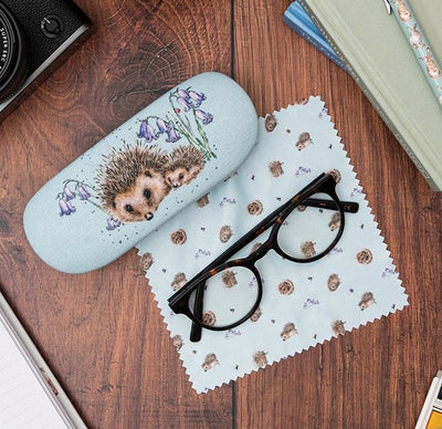 Love and Hedgehugs Glasses Case - Wrendale Designs