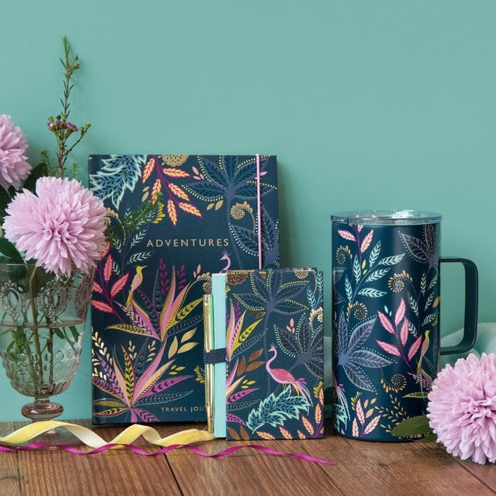 Sara Miller Botanical Paradise Mini Notebook &amp; Pen