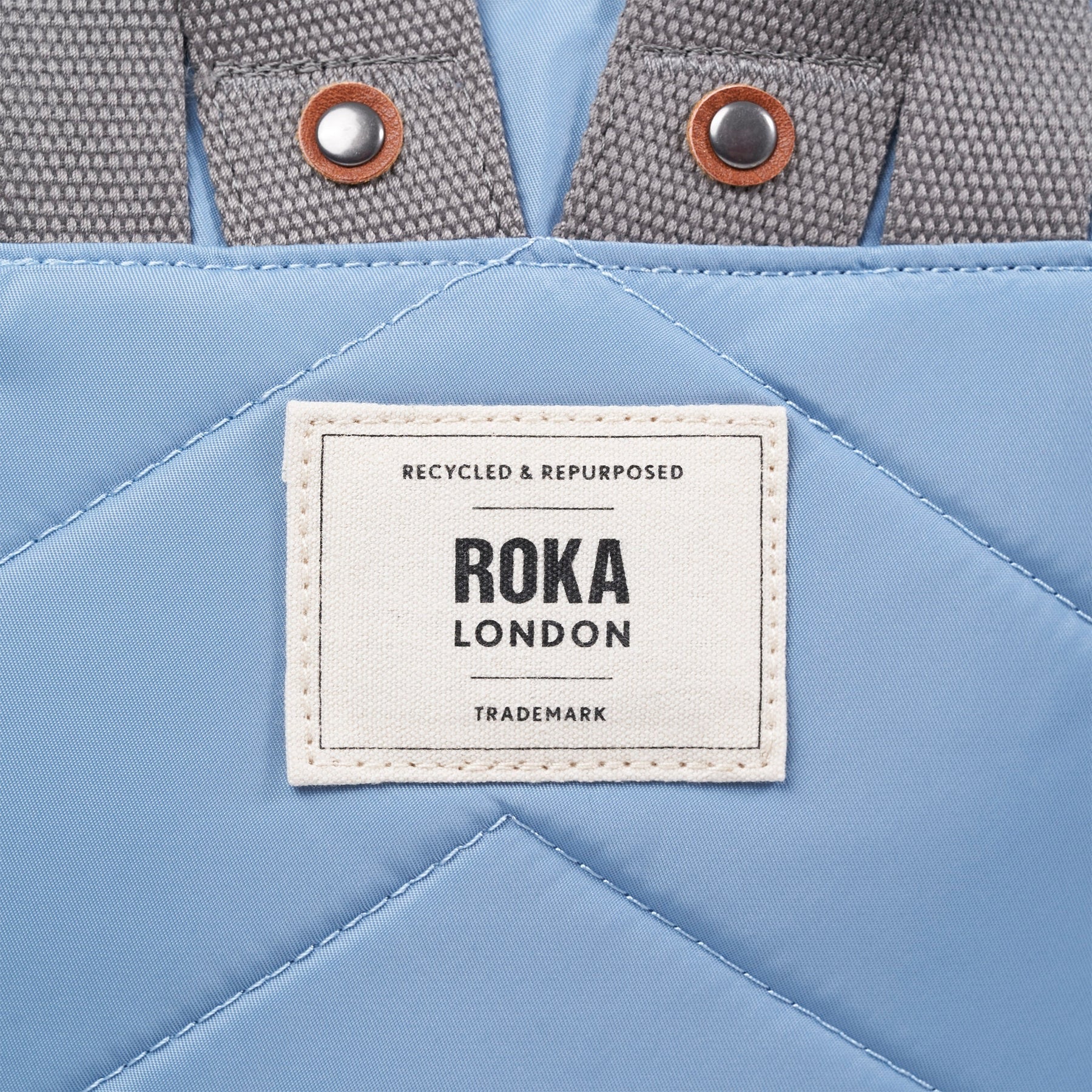 Roka Canfield - Recycled Nylon - Small Backpack - Retro Blue