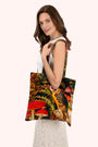Powder Wild Woodland Owl Velvet Tote Bag