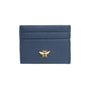 Alice Wheeler Bee Bow Card Holder - Navy Blue