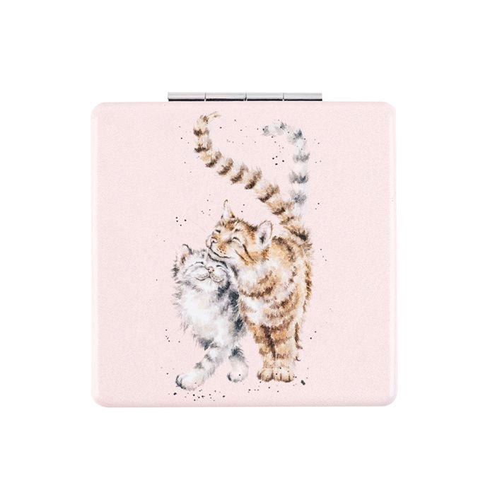 Feline Good Cat Compact Mirror  - Wrendale Designs