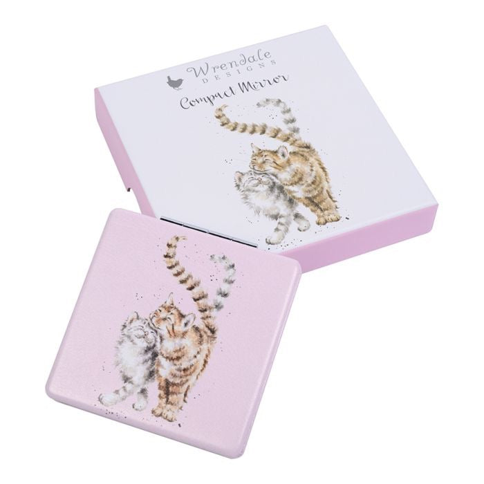 Feline Good Cat Compact Mirror  - Wrendale Designs