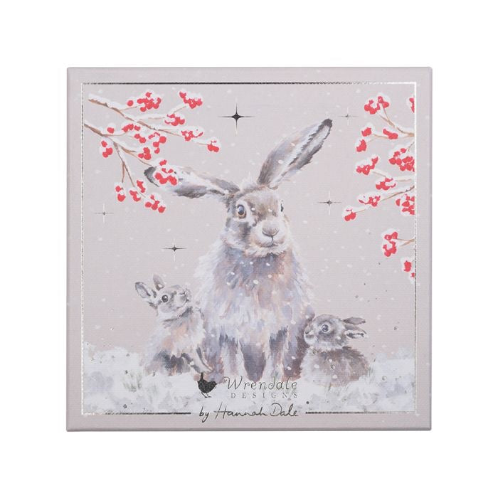 'Snowfall' Hare Luxury Boxed Christmas Card - Wrendale Designs