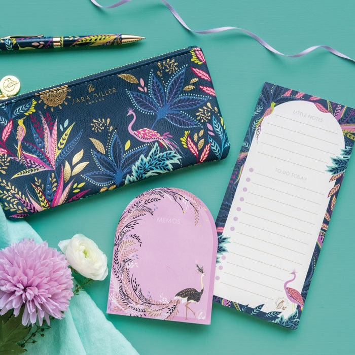 Sara Miller Botanical Paradise List &amp; Memo Pad Set