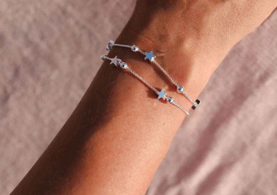 Letterbox Love Sweet 16th Birthday Silver Star Bracelet