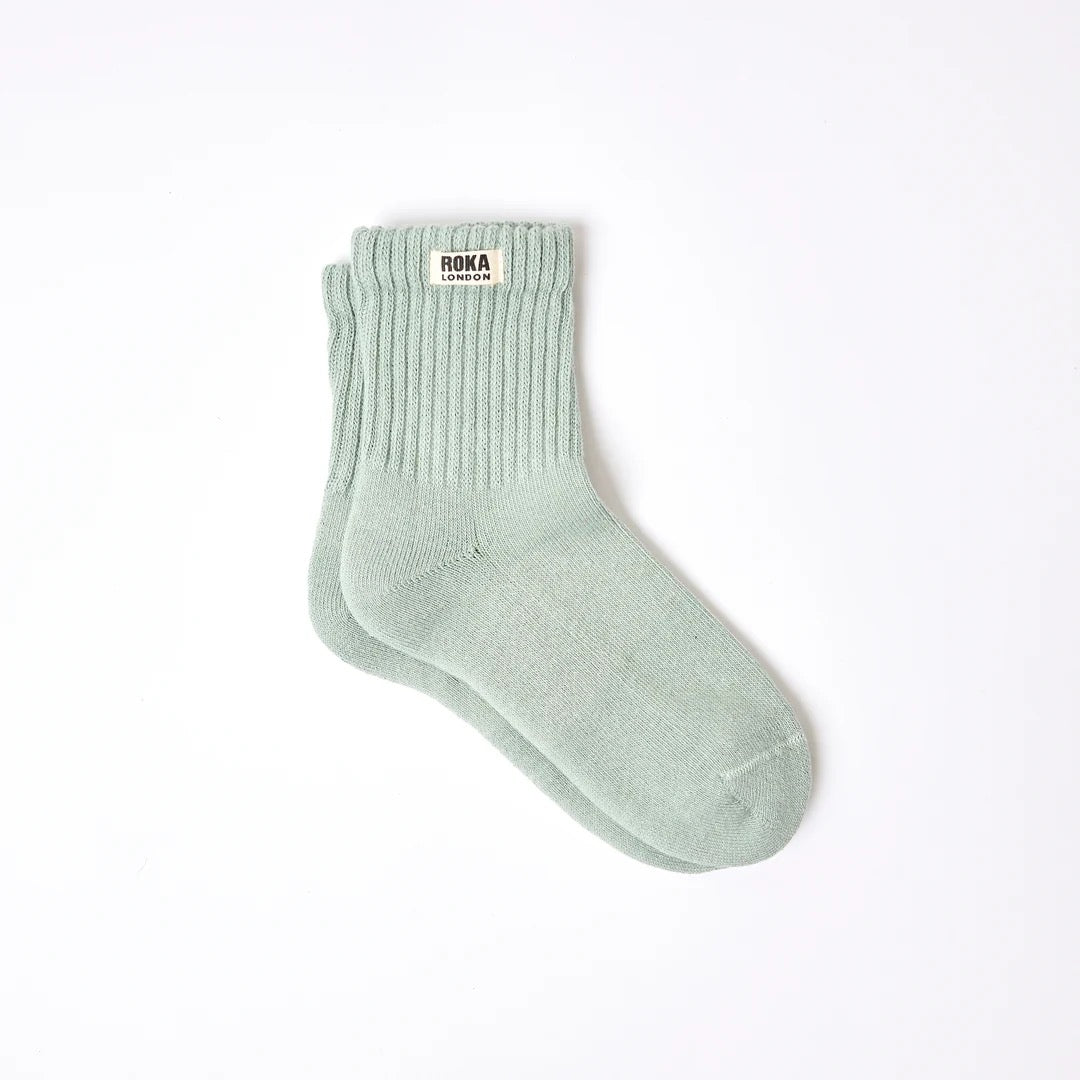 Roka Windsor - Womens Crew Socks - Mist Green