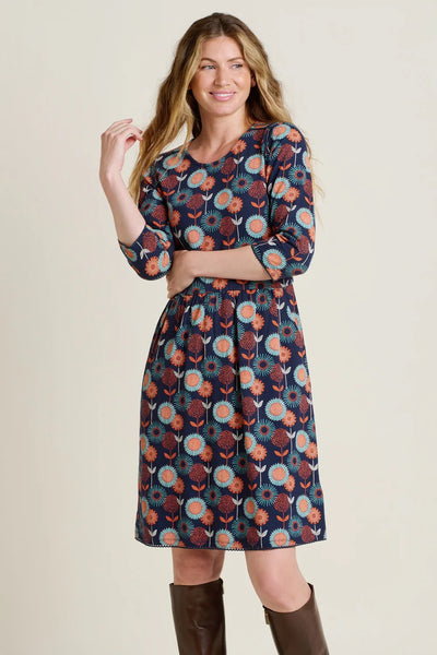 Brakeburn Freya Dress - Navy