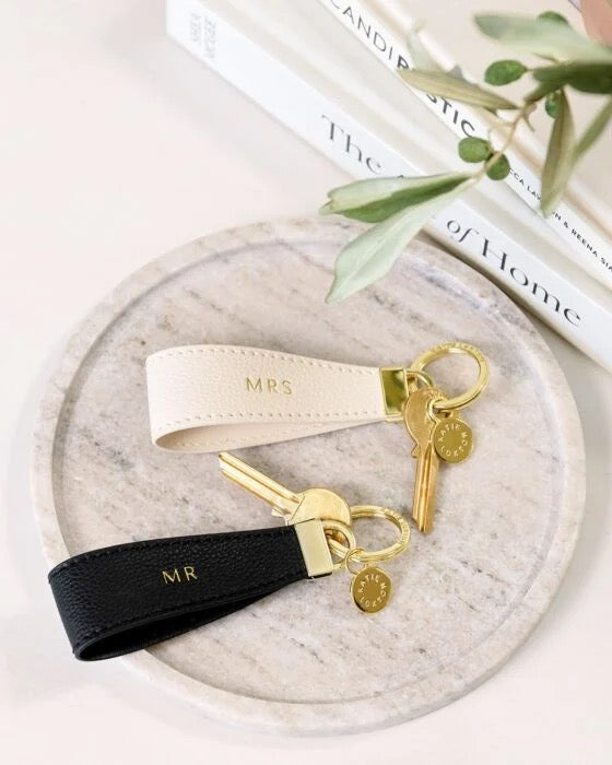 Katie Loxton Beautifully Boxed Keyring Set - Mr &amp; Mrs