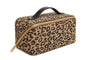 Alice Wheeler Leopard Dark -  Animal Print Train Beauty Case - Medium
