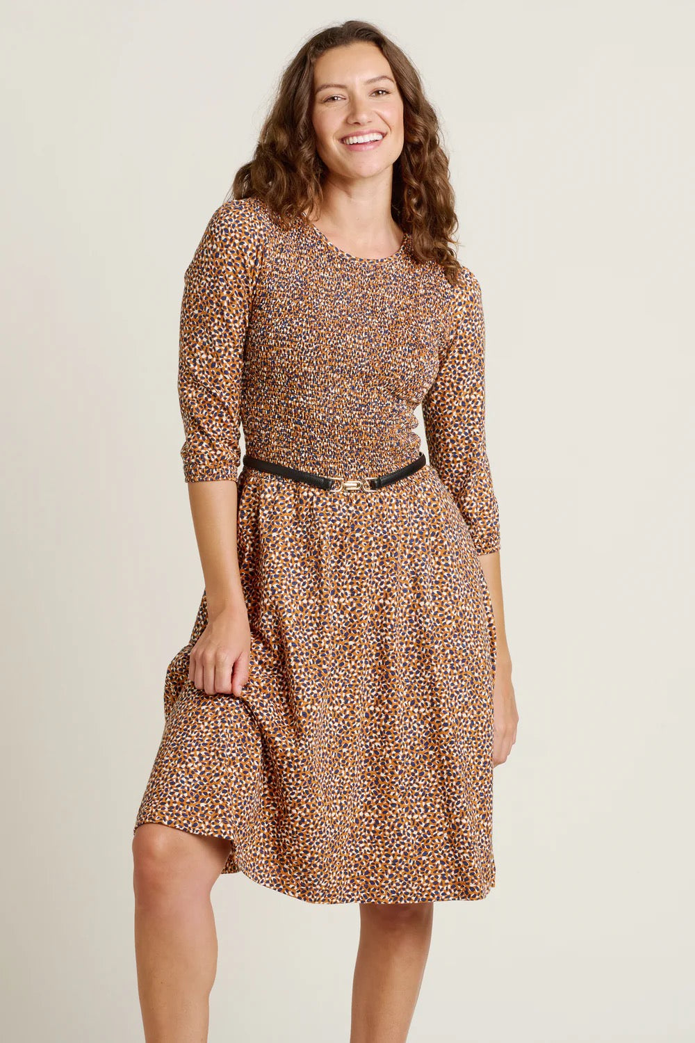 Brakeburn Painted Spot Dress - Multi