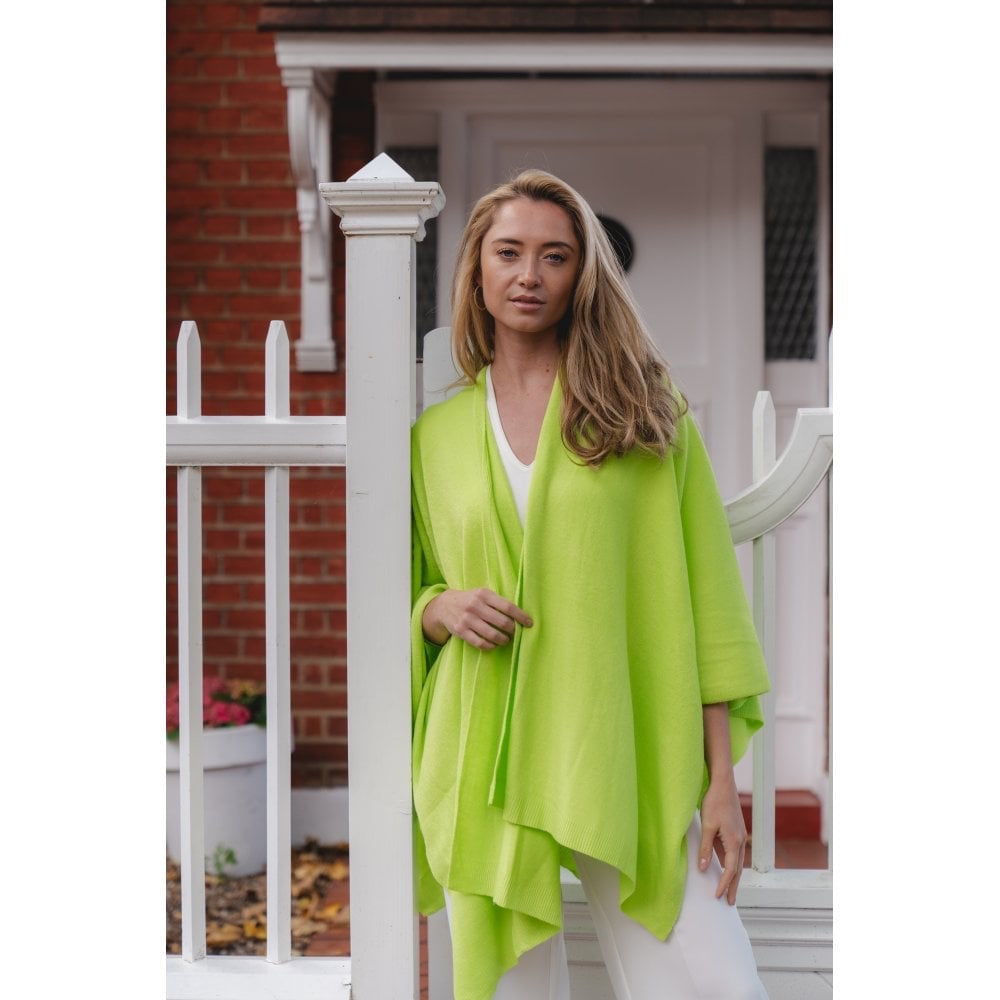 Park Lane Tilly Wrap Shawl - Lime Green