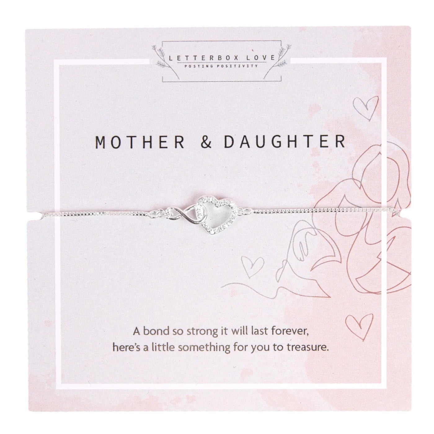 Letterbox Love Mother & Daughter Bracelet