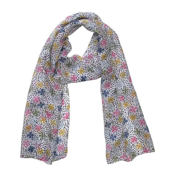 Quintessential 100% Silk Scarf - Abbey Multi