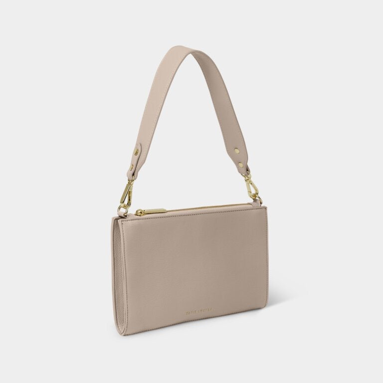 Katie Loxton Reya Small Shoulder Bag - Taupe