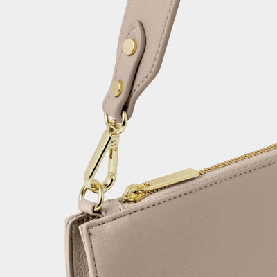 Katie Loxton Reya Small Shoulder Bag - Taupe