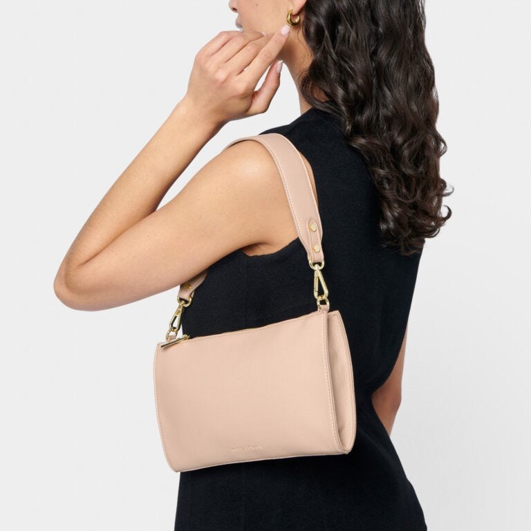 Katie Loxton Reya Small Shoulder Bag - Nude Pink