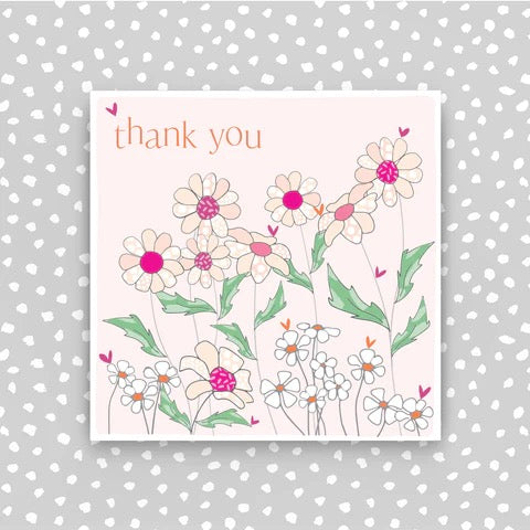 Molly Mae Thank You Pink Floral Small Card