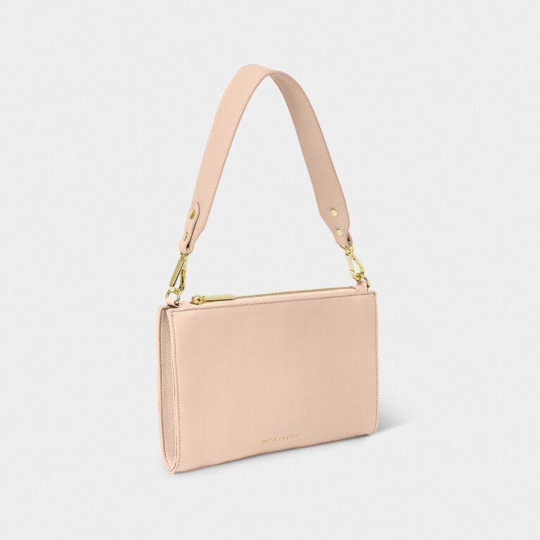 Katie Loxton Reya Small Shoulder Bag - Nude Pink