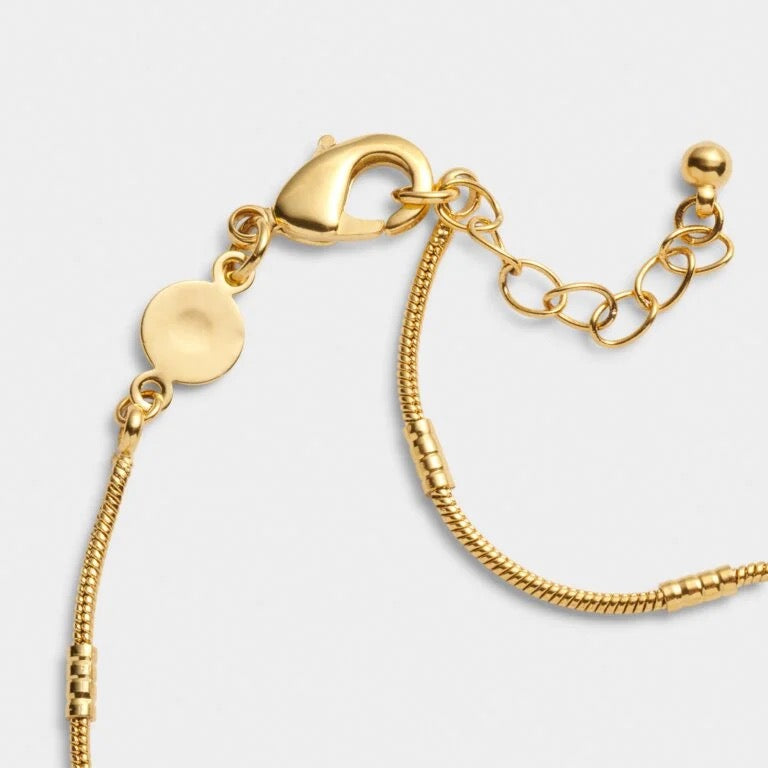 Katie Loxton Waterproof Jewellery - Bamboo Chain Bracelet - Gold