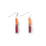 Carrie Elspeth Jasper Drop Earrings - Orange/Red