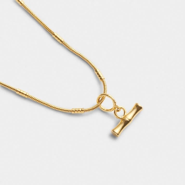 Katie Loxton Waterproof Jewellery - Bamboo Chain Necklace - Gold