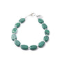 Carrie Elspeth Marble Ceramic Ovals Bracelet - Jade Green
