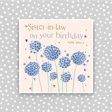 Molly Mae Sister-in-Law Birthday Dandelions SMALL Card