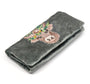 POM Seafoam Velvet Highland Cow Embroidered Jewellery Roll