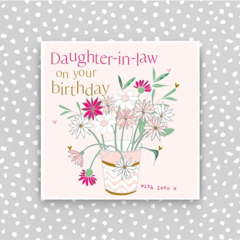 Molly Mae Daughter-in-Law Birthday Flowers SMALL Card