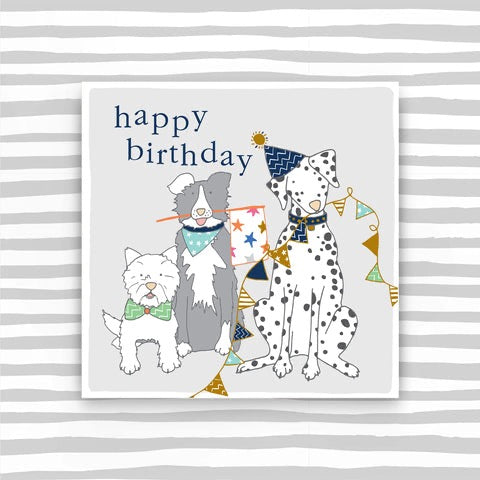 Molly Mae Happy Birthday Party Dogs SMALL Card