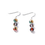 Carrie Elspeth Festive Sparkle Drop Earrings - Warm Multi