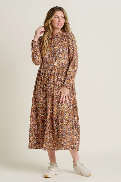 Brakeburn Painted Spot Maxi Dress