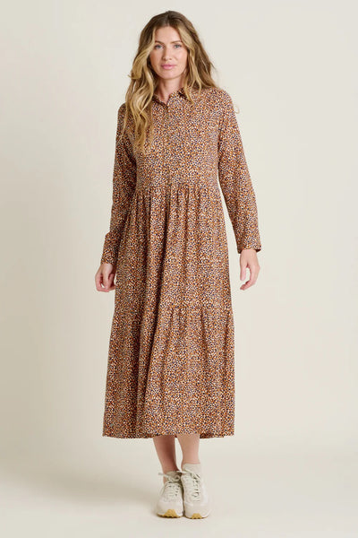 Brakeburn Painted Spot Maxi Dress