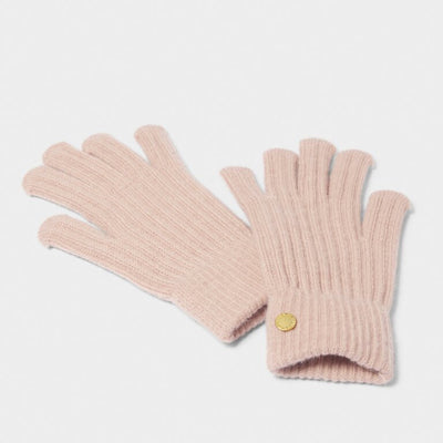 Katie Loxton Knitted Gloves - Nude Pink