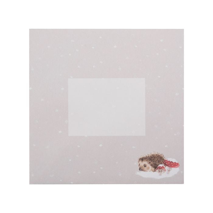 'Home for Christmas' Hedgehog & Toadstools Luxury Boxed Christmas Card - Wrendale Designs