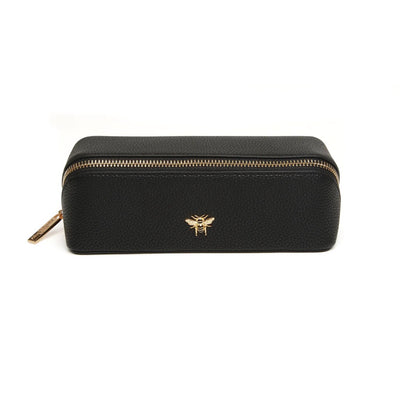 Alice Wheeler Slim Small Train Make-Up Case - Black