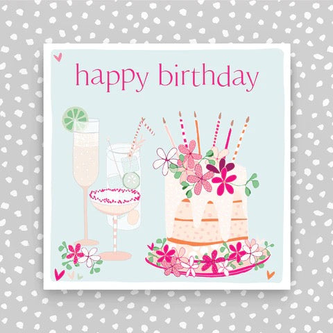 Molly Mae Happy Birthday Cake & Cocktails Card