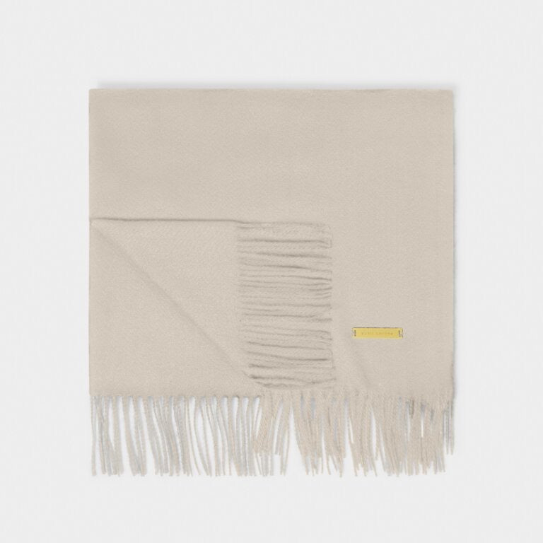 Katie Loxton Cosy Blanket Scarf - Light Sand