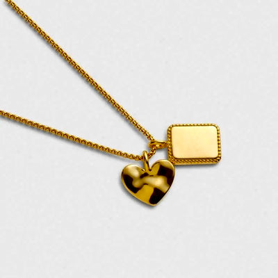 Katie Loxton Waterproof Jewellery - Mum Gold Charm Necklace - Gold