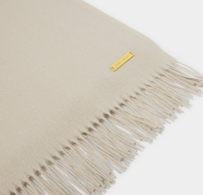 Katie Loxton Cosy Blanket Scarf - Light Sand