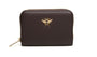 Alice Wheeler Bee Bromley Zip Purse - Chocolate