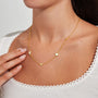 Joma Jewellery - Loved by You - Mother of Pearl Clover Necklace - Gold Plating
