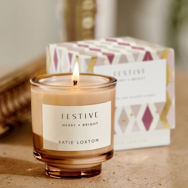 Katie Loxton Sentiment Candle - Festive - Cinnamon & Nutmeg Chai