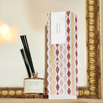 Katie Loxton Sentiment Reed Diffuser - Festive - Cinnamon & Nutmeg Chai (100ml)