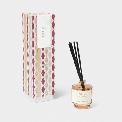 Katie Loxton Sentiment Reed Diffuser - Festive - Cinnamon & Nutmeg Chai (100ml)